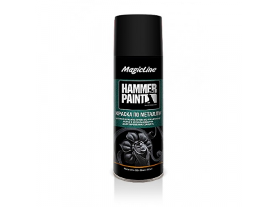 Краска по металлу (молотковая) черный (265г), ML4000 MagicLine от MAGICLINE Краска по металлу (молотковая) черный (265г), ML4000 MagicLine