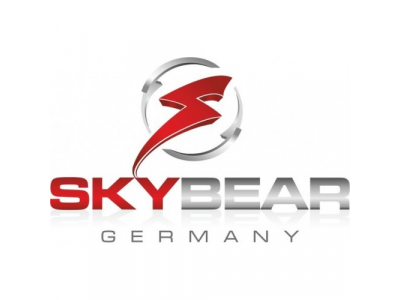 Насос ножной одноцилиндровый с манометром «SKYBEAR» 7 бар.