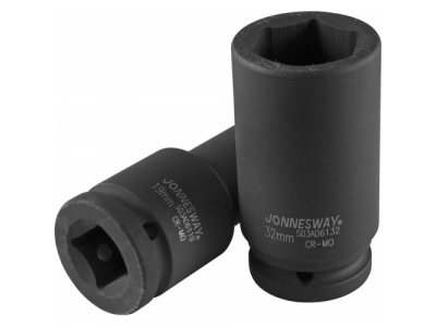 Головка торцевая ударная глубокая 3/4"DR, 19 мм, S03AD6119 JONNESWAY от JONNESWAY Головка торцевая ударная глубокая 3/4"DR, 19 мм, S03AD6119 JONNESWAY