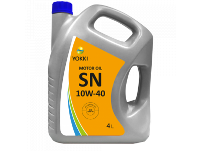 YOKKI SAE 10W40 API SN/CF п/синт. бензин/дизель 4 л (пластик) от YOKKI YOKKI SAE 10W40 API SN/CF п/синт. бензин/дизель 4 л (пластик)