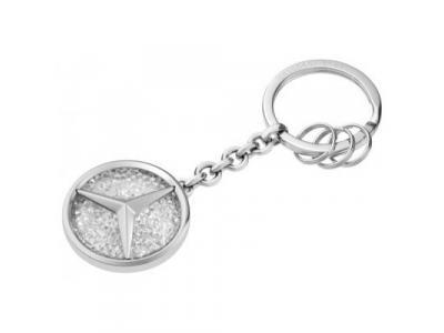 Брелок Mercedes-Benz Key Ring, Saint-Tropez, Silver / White, артикул B66959998 от Mercedes Брелок Mercedes-Benz Key Ring, Saint-Tropez, Silver / White, артикул B66959998