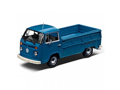 Модель автомобиля Volkswagen T2 Pick-Up, Scale 1:43, Neptune Blue, артикул 245099300D5U от VAG Модель автомобиля Volkswagen T2 Pick-Up, Scale 1:43, Neptune Blue, артикул 245099300D5U