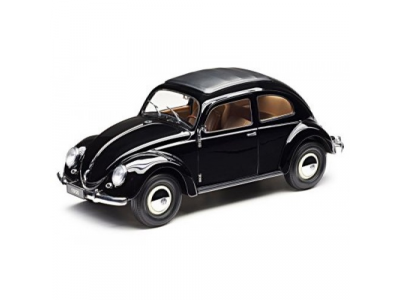 Модель автомобиля Volkswagen Beetle 1950, Scale 1:18, Black, артикул 111099302041 от VAG Модель автомобиля Volkswagen Beetle 1950, Scale 1:18, Black, артикул 111099302041